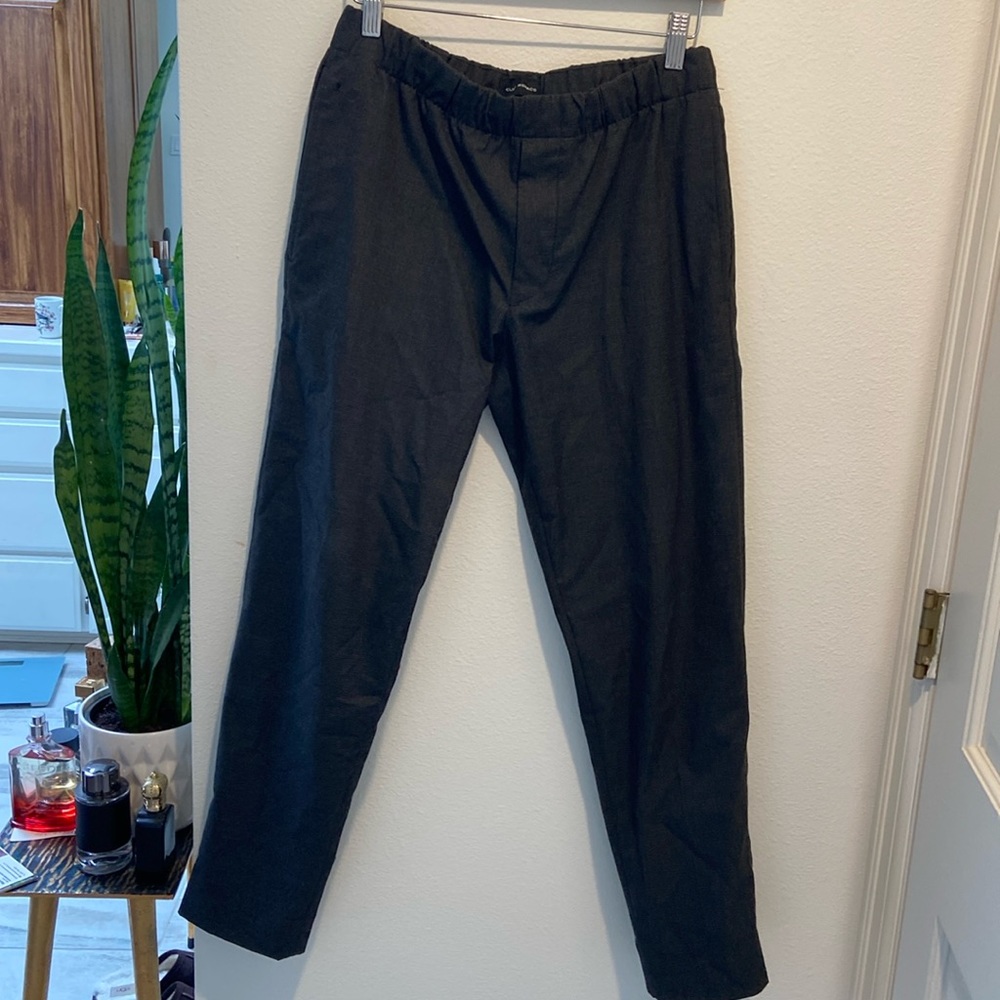 Club Monaco Grey Houndstooth Joggers Trousers